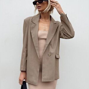 Princess Polly Millicent Blazer - Beige